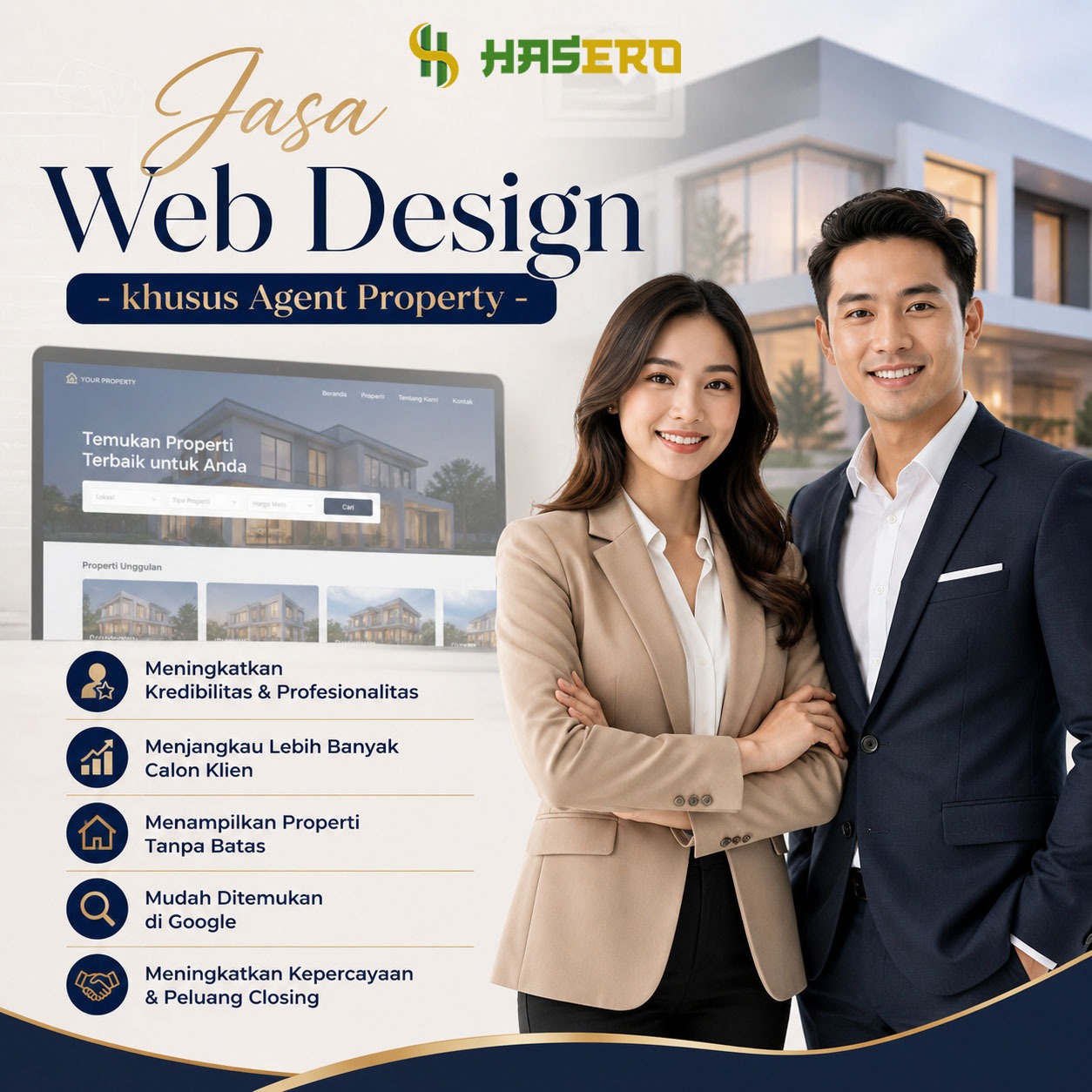 Jasa Pembuatan Website untuk Agent Property