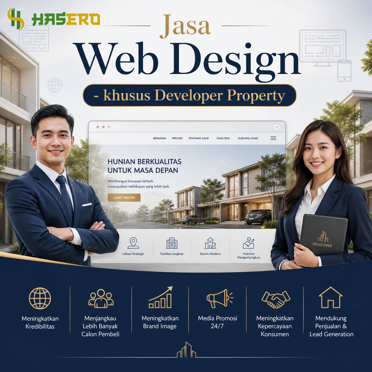 Jasa Pembuatan Website untuk Developer Property