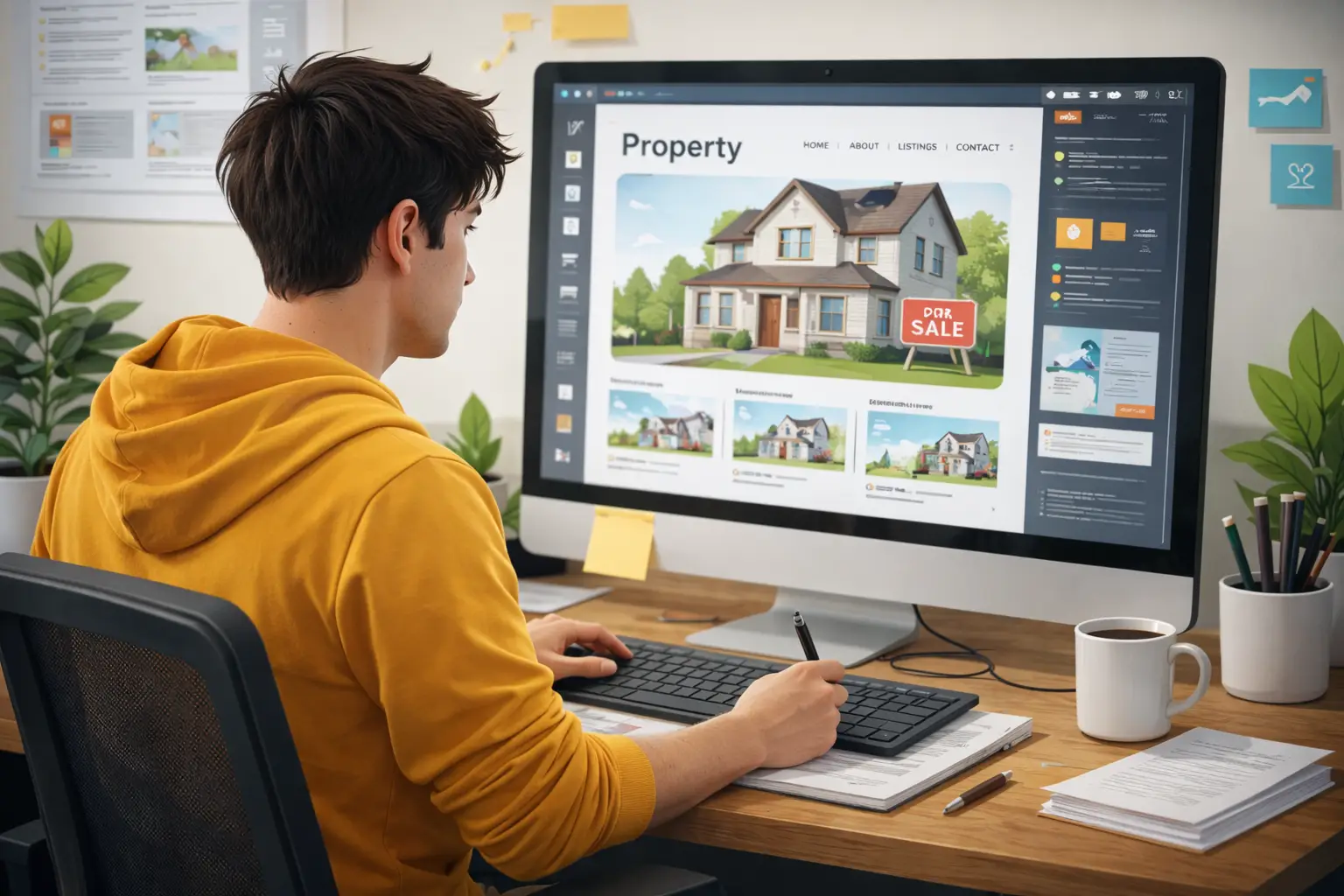 Web Design Property Hasero Indonesia (full)